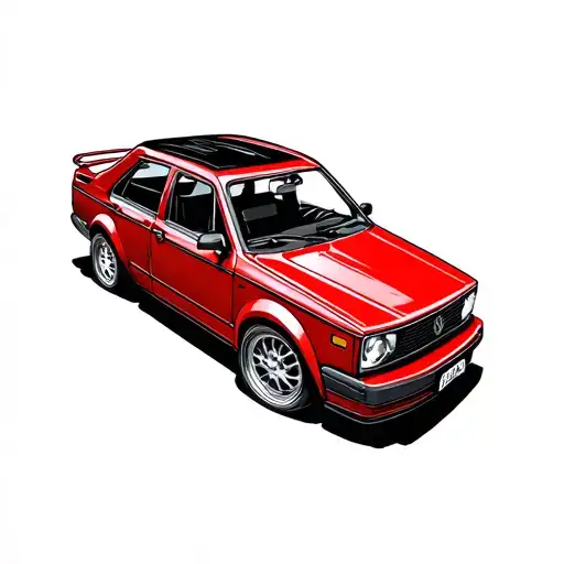 Vw Sedan Red Style Change Style