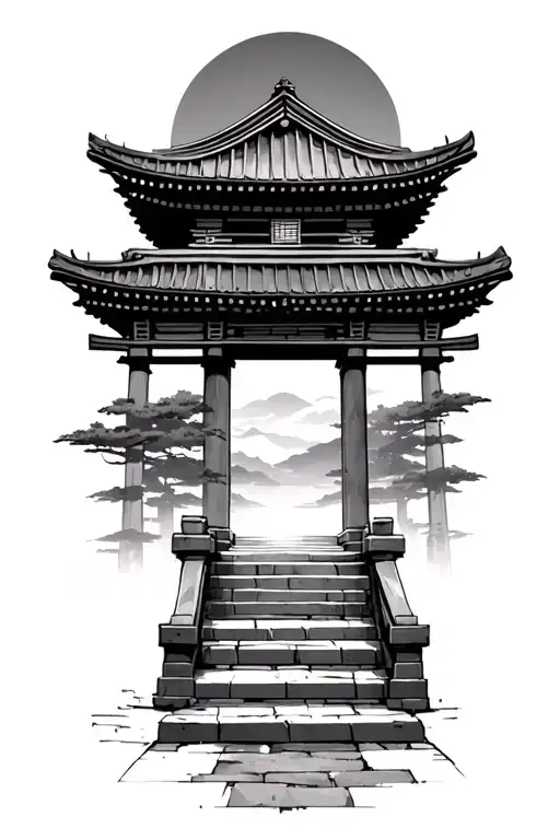 Japanese Temple Gate