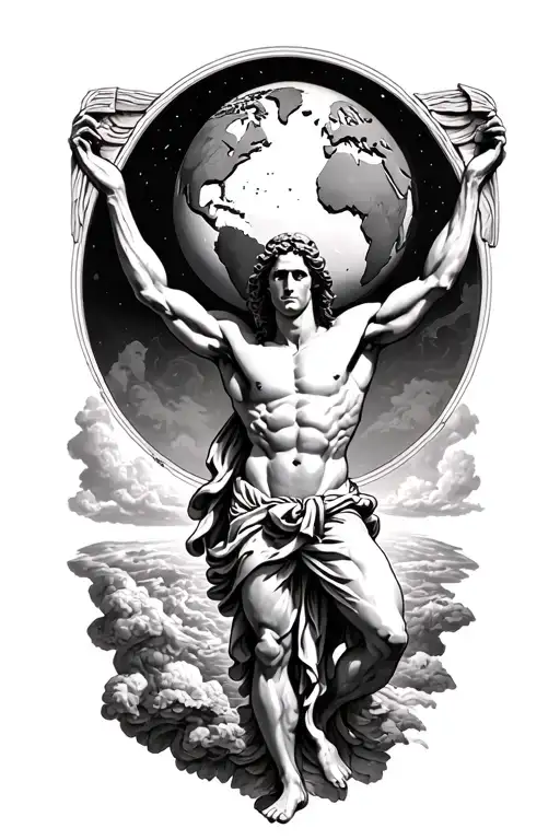 Atlas Holding Up The World