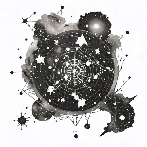 A Mysterious Constellation Map With Hidden Symbols