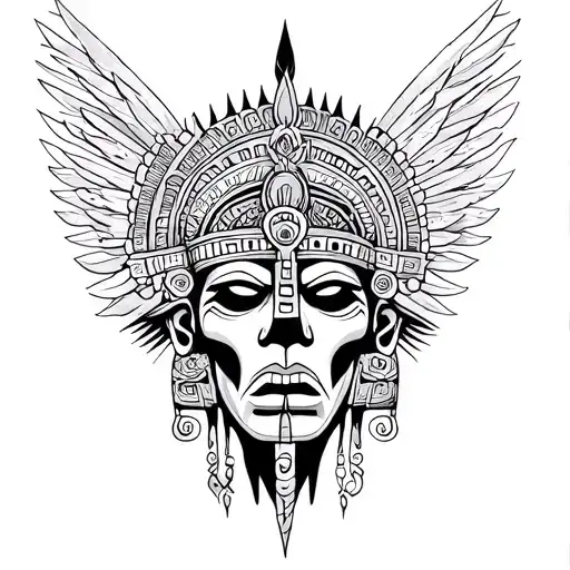 Mictlantecuhtli Souls Back Ground