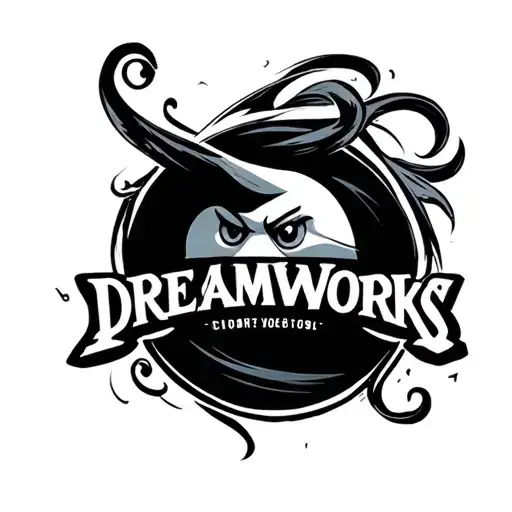Dreamworks Logo Incorporated Into The Design