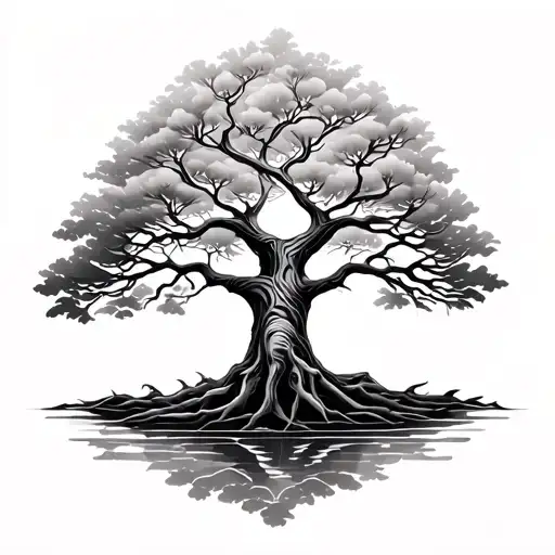 Tree Of Life With Ra Tatoo