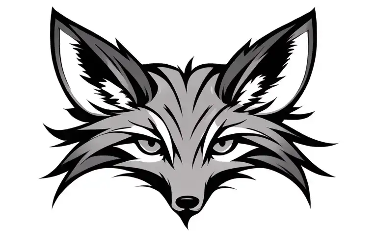 Stc In The Shape Of A Fox Head Surrounded