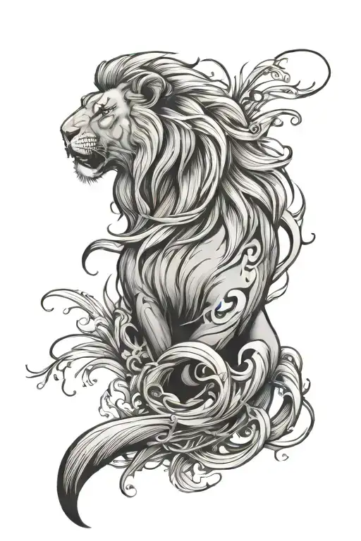 Lions Tail Wrapped