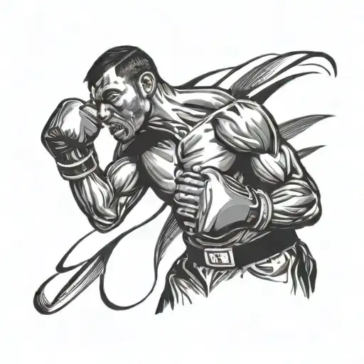 Boxer Punching