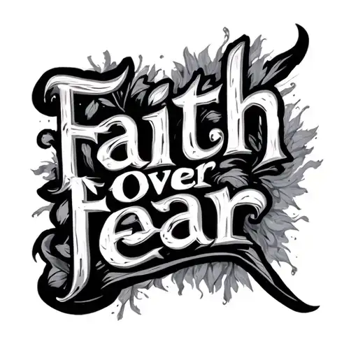 Faith Over Fear Fear
