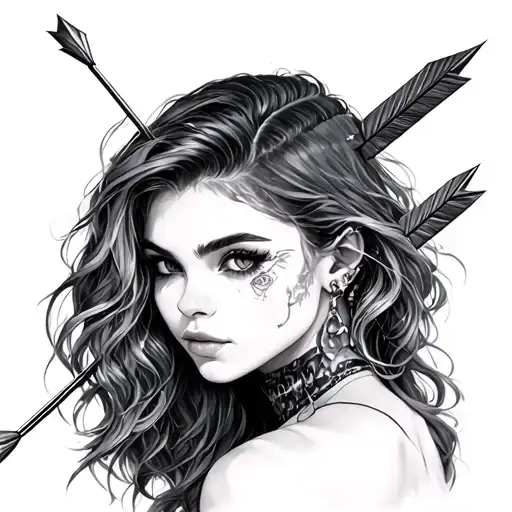 Kay With Arrow Piercing