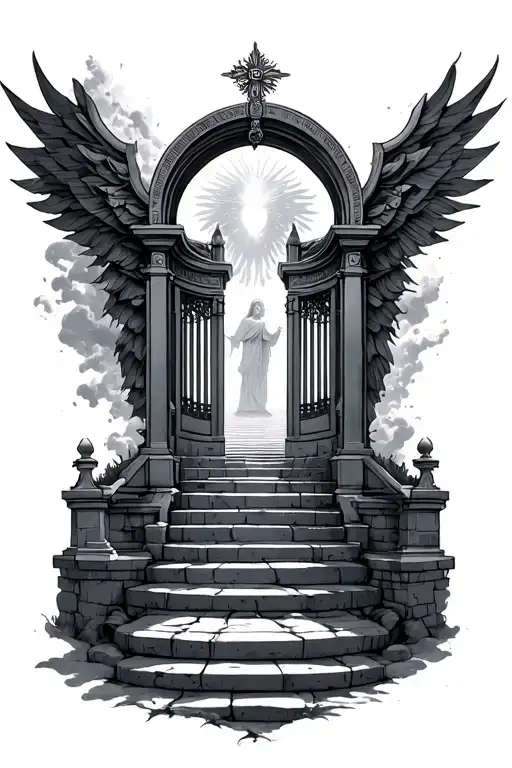Heaven Gates With Stairs