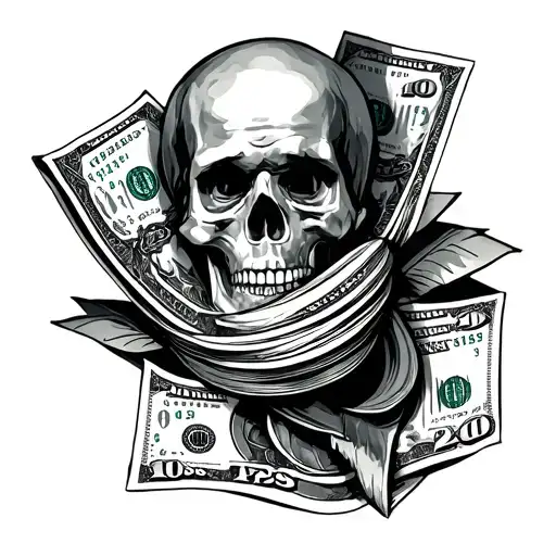 Money Talks Tat Sketch Sketch Tatto