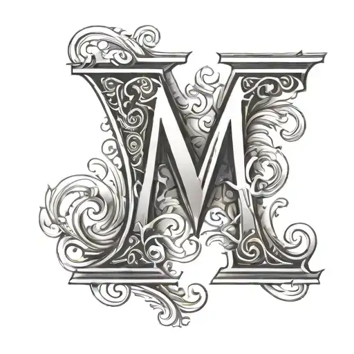 Letter M Coverd With Shevon Shenuli Shethuli Names