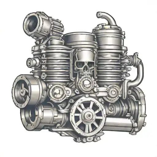 Engine Block Beer And Guns