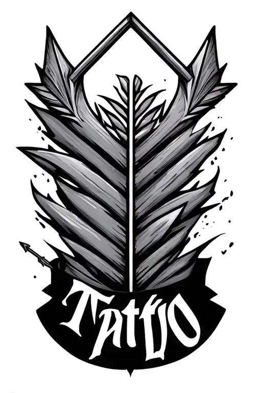 Arrow With Kids Name