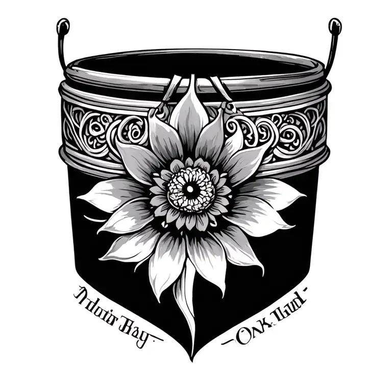 Anklet Bracelet Tattoo With Intricate