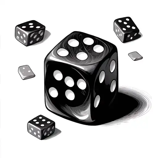 Dice Symbolizing The Gamble