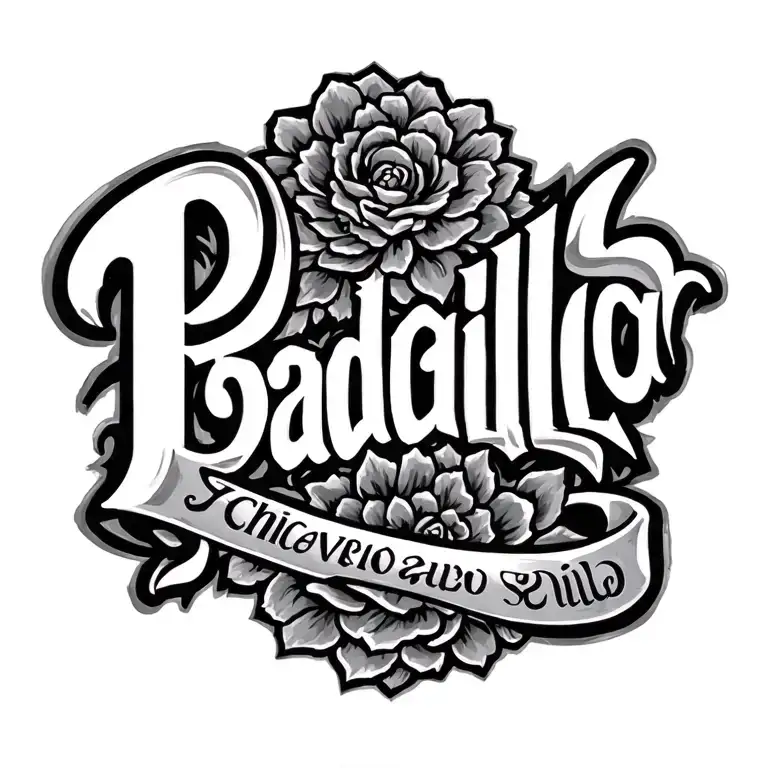 Padilla Lettering Chicano
