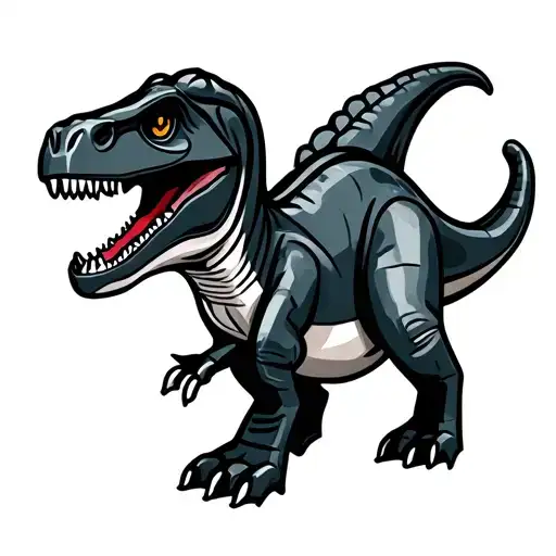 Lego Dinosaur Outline Cartoon