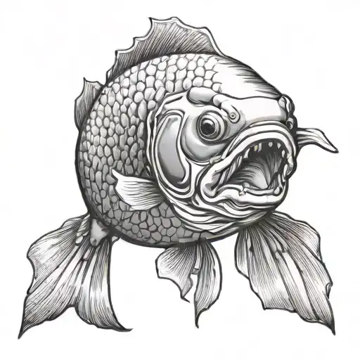Black Carp Fish