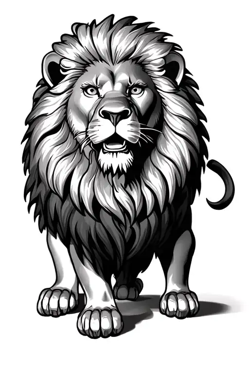 British Lion Standing