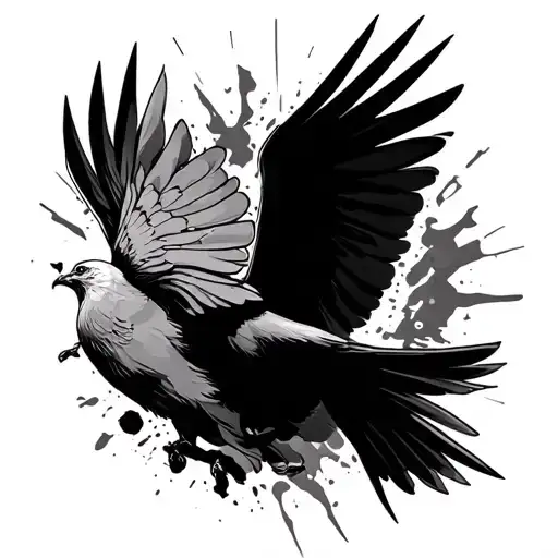 Syrian Liberation Dove Breaking Free