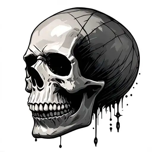 Skulls With Bob Wire