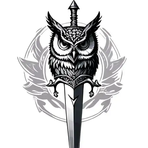 Dagger With Owl Head