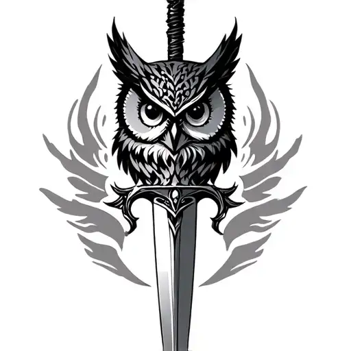 Dagger With Owl Head