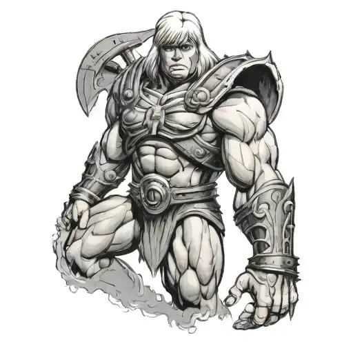 He Man Standing