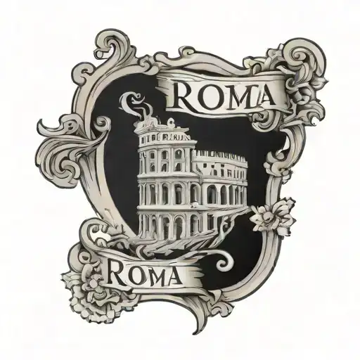 The Name Roma Is Decorated