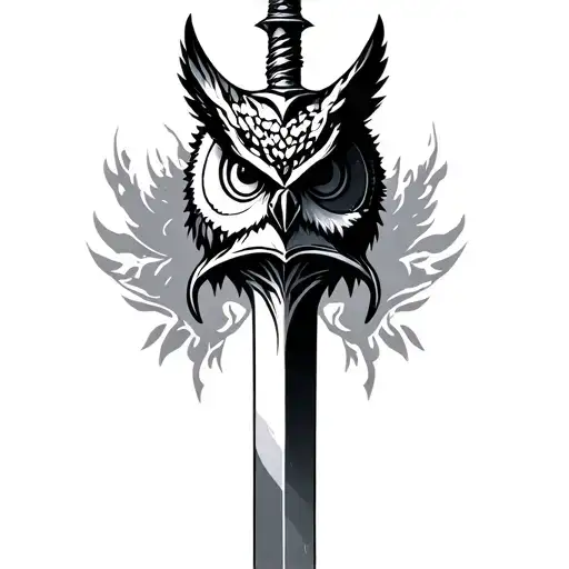 Dagger With Owl Head