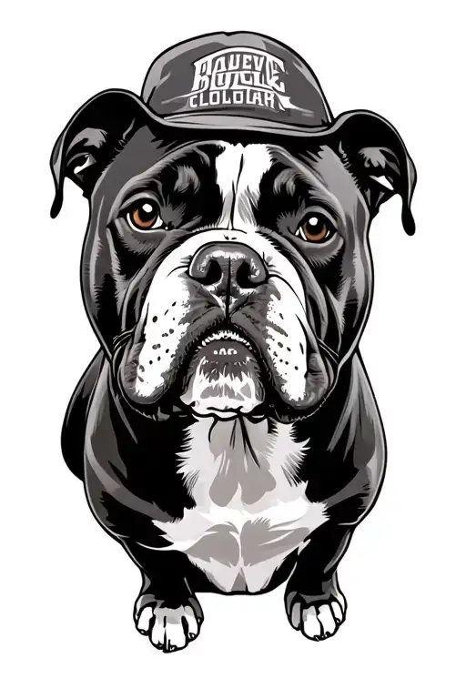 Family Blue Collar Hard Work Protector American Bully