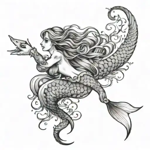 Tail Of Mermind Girl