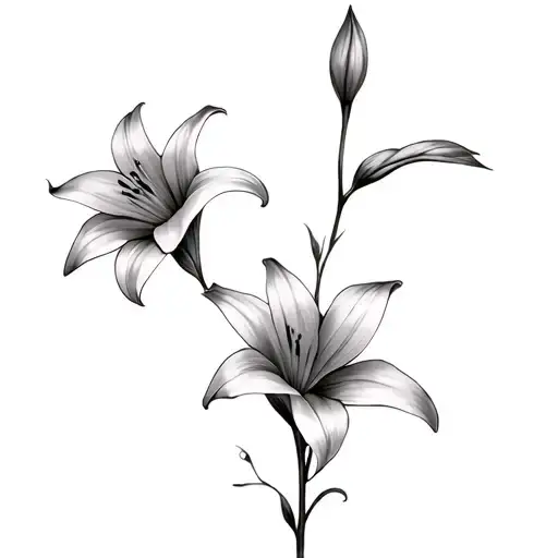 Lilly Flowers Growing