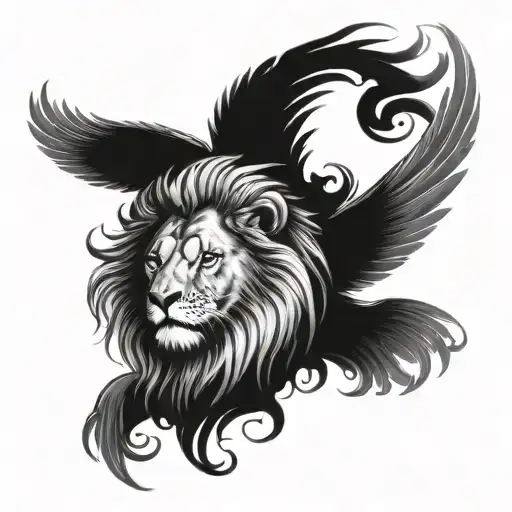 Lion Wings Discipline Hard Work