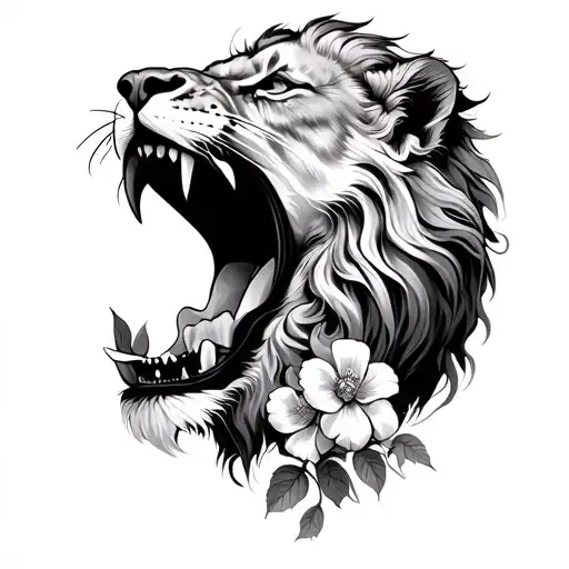 August Flowers In Lions Mouth Open