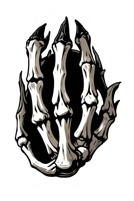 Velociraptor Claw Bone Hand