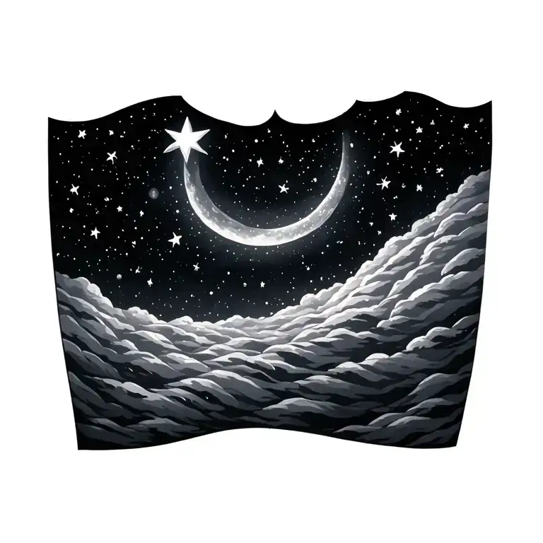 Night Sky Filled With Stars