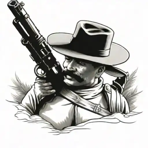 Pancho Villa And Emiliano Zapata Inspired Back