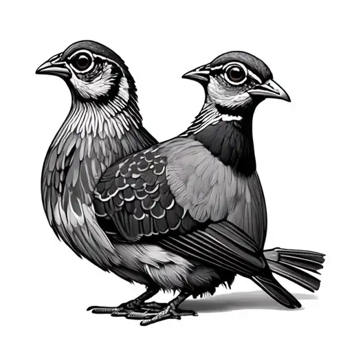 Quail Species Together