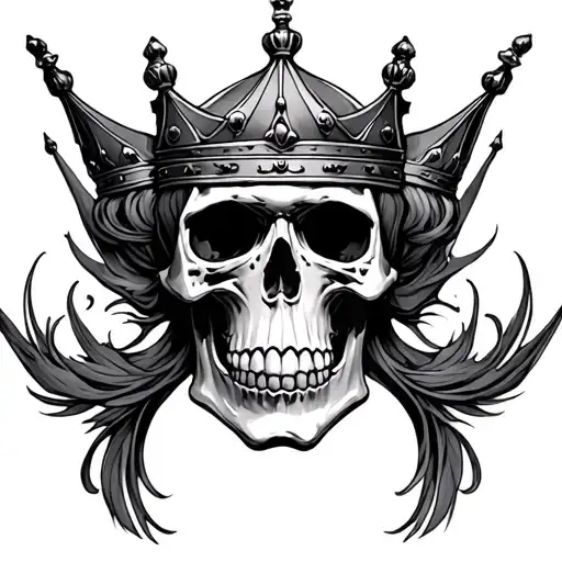 Skull With Crown