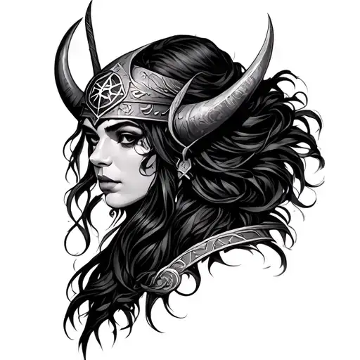 Wicca And Viking Women's