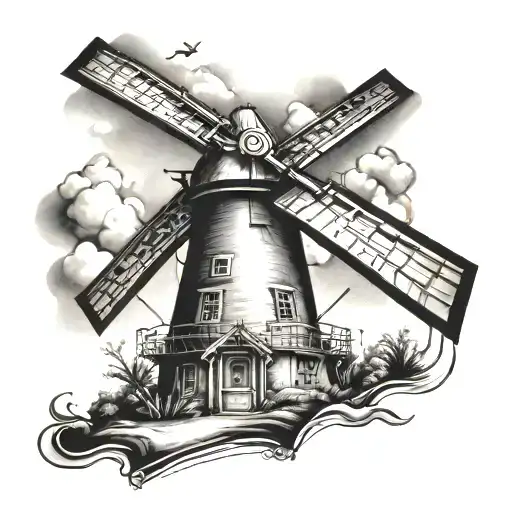 Windmill Dutch Style