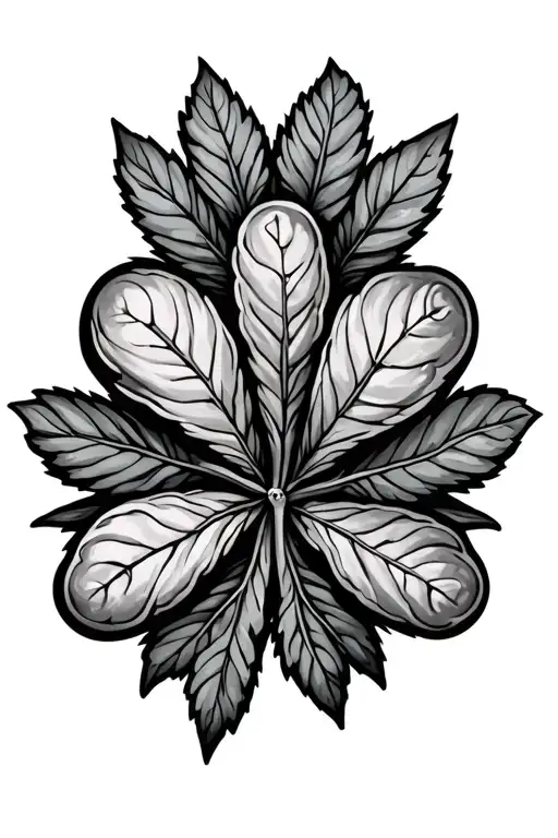 Cannabis Leaf Clover