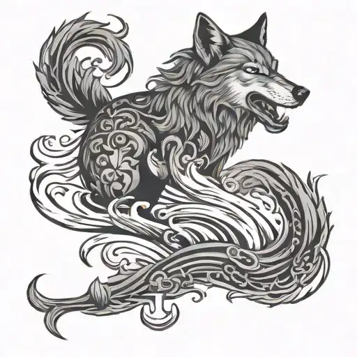 Nautical Irish Lone Wolf