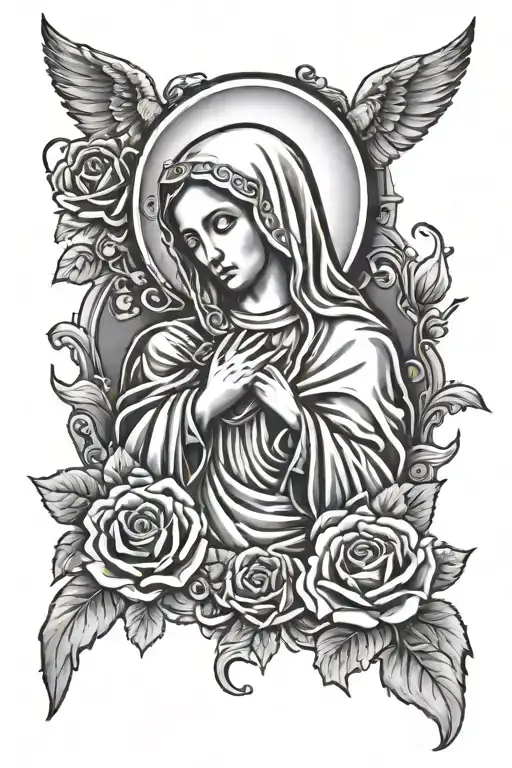 Burial Death Dad Virgin Mary