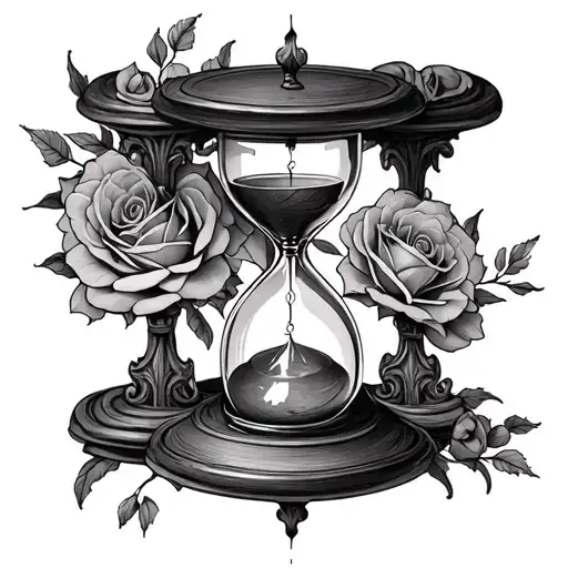 Memento Mori Hourglass