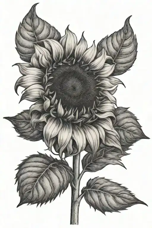 Sunflower With Abuse Survivor