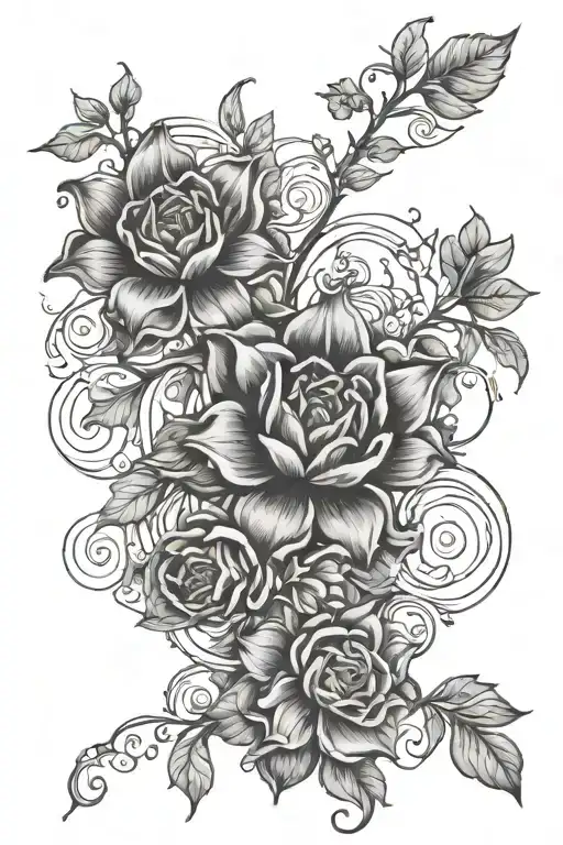Varied Grace Coming From Flowers Growing