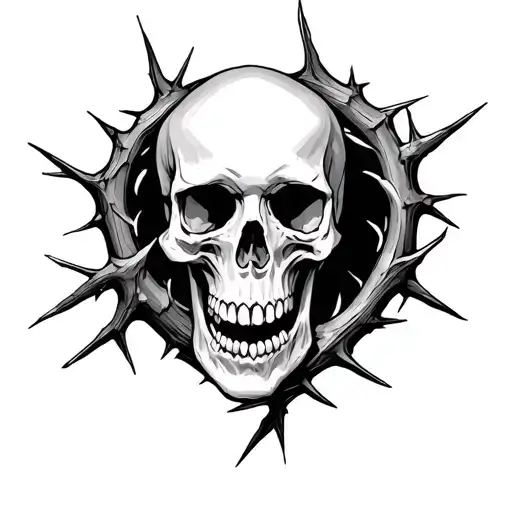Skull And Thorns