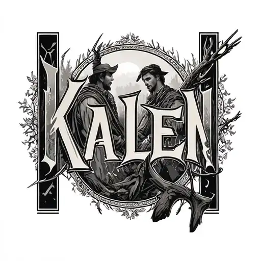 The Name Kalen With Profound Meaningful Images In Each Letter Timeless Legendary Hunting 2 Sons